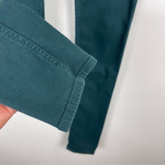 Rag & Bone Dark Green Skinny Jeans Stretch Women's Size 24 - Picture 7 of 8
